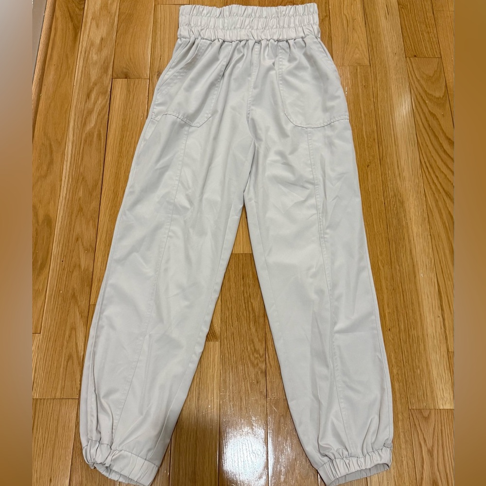 Women's Cream Track Pants